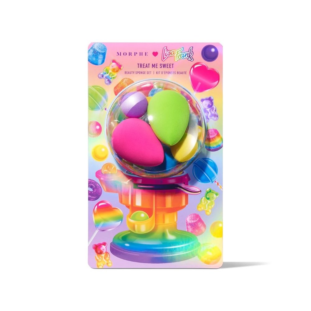 Morphe X Lisa Frank Treat Me Sweet Beauty Sponge Set!! BNIB!!!